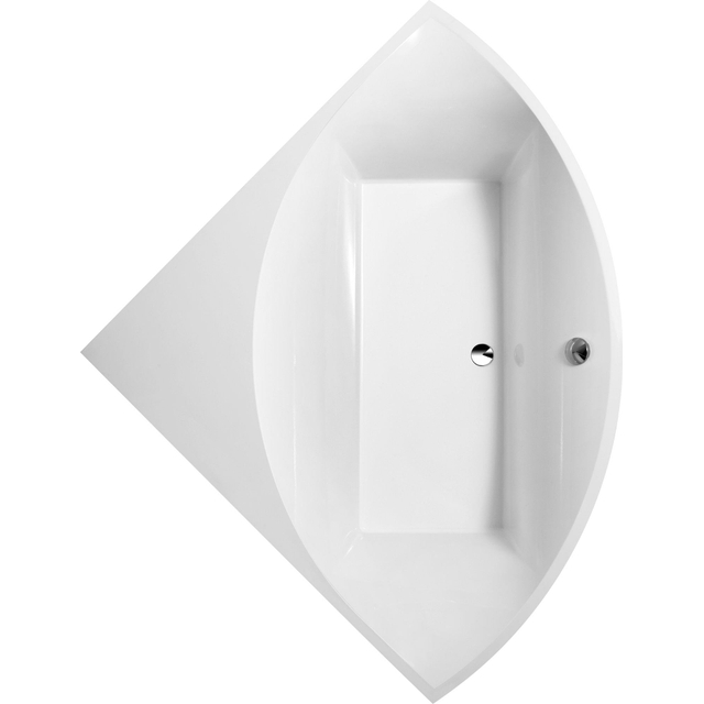 Villeroy & Boch Squaro hoekbad 145x145cm quaryl met poten wit ubq145sqr3v-01