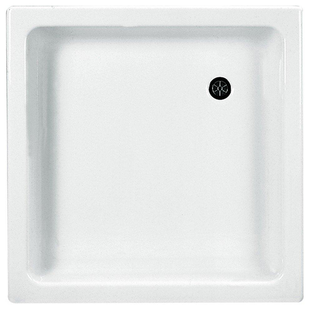 Nemo Start StratosH douchebak acryl 80x80x15cm afvoer D52 wit dikte 4 mm 122002