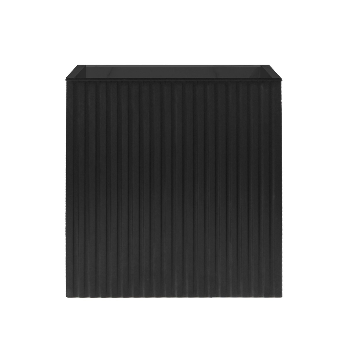 SaniGoods Mika fontein onderkast met ribbelfront 40x22.3x50cm zwart eiken