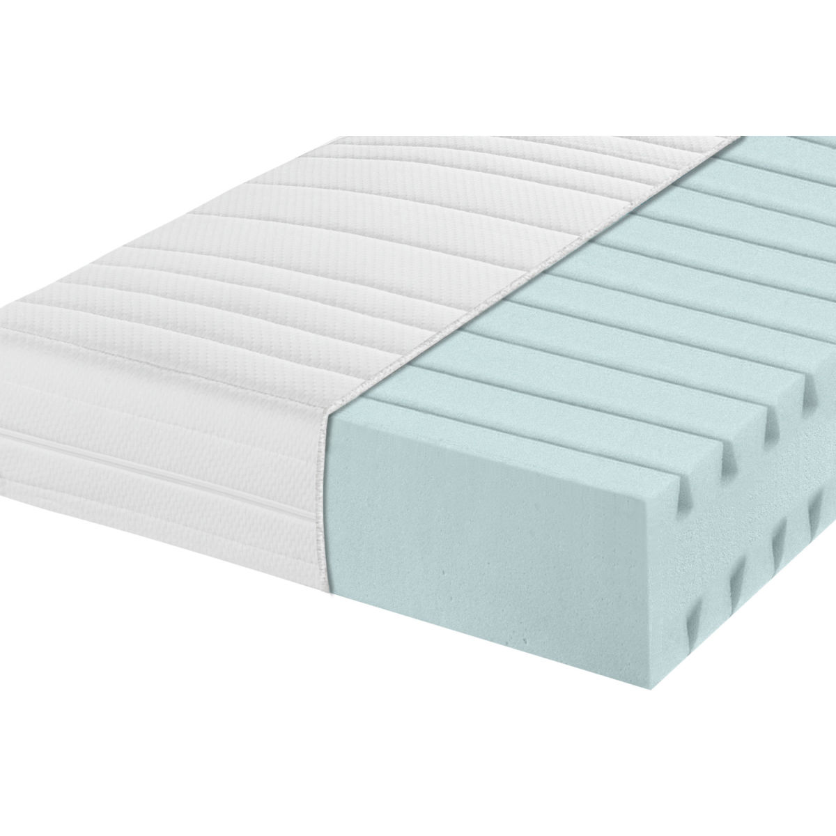 PULSIVA Matras Comfortschuim; 90x200x16 cm (BxLxH); wit; medium