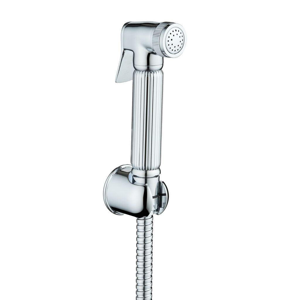 SaniGoods Indigo bidetsproeier rond chroom