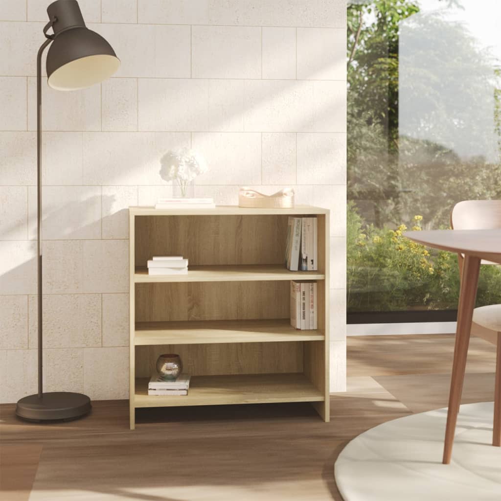 vidaXL Dressoir 70x40,5x75 cm bewerkt hout sonoma eikenkleurig