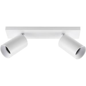 Deko-Light Deckenspot CAN TILT, wei&szlig;, 31 x 9 cm, 2-flammig, Metall GU10