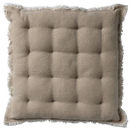 Dutch Decor  BURTO - Stoelkussen van gewassen katoen Pumice Stone 40x