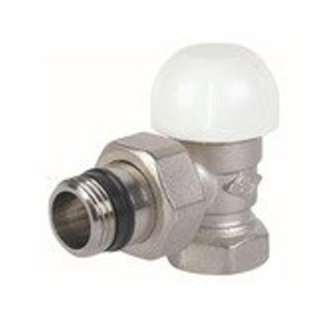 GO by Van Marcke thermostatische radiatorkraan voor stalen buizen haaks aansluiting 1/2 F met zelfafdichtend aansluiting staartstuk B V12310QVMK