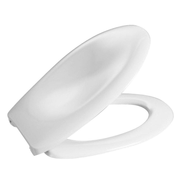 GO by Van Marcke Haro Comtessa toiletzitting in duroplast wit scharnieren in roestvrij staal verstelbaar van 14 tot 18 cm 531550