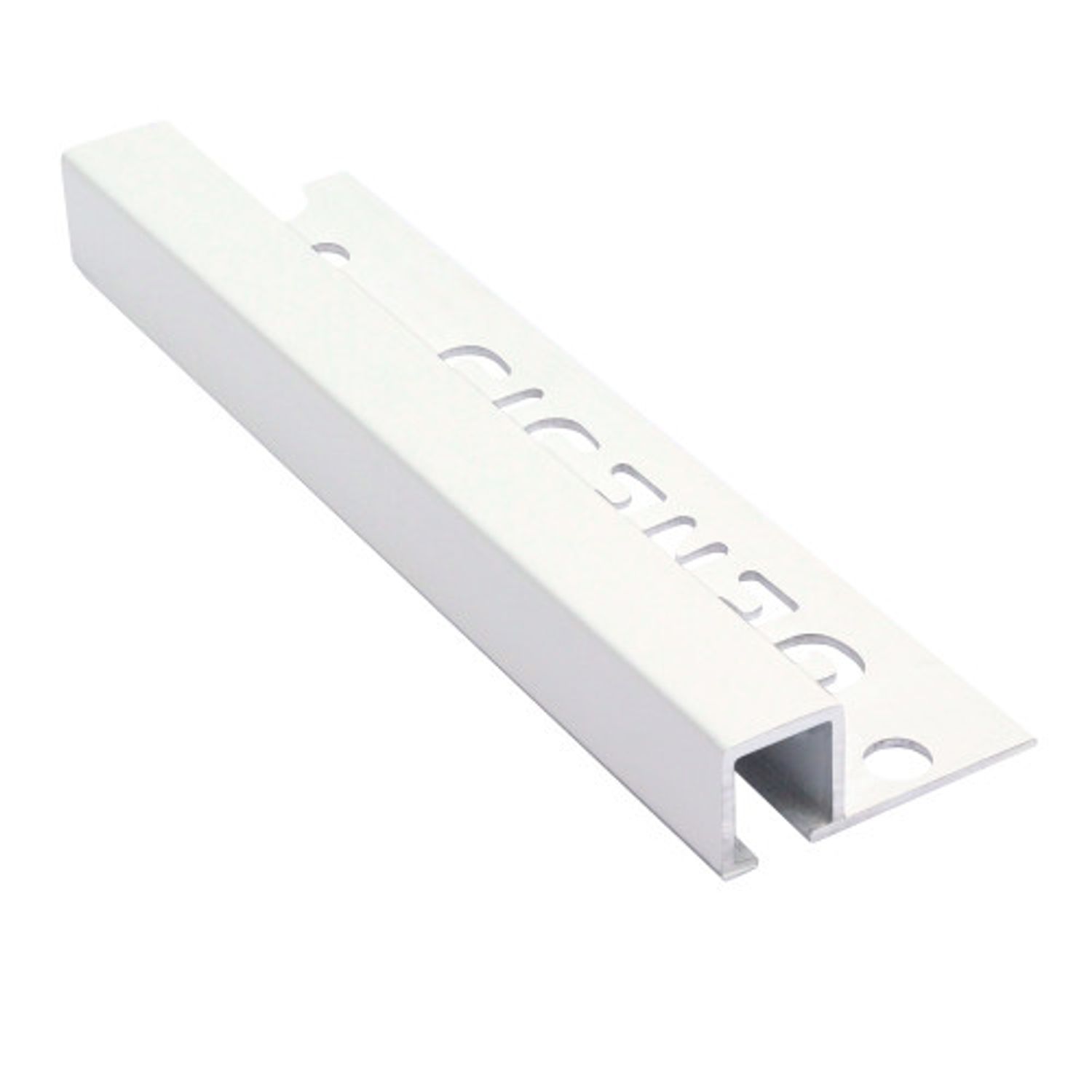 Genesis – Tdp087.01 - Tegelprofiel - Aluminium - Vierkant – Wit – 8mm