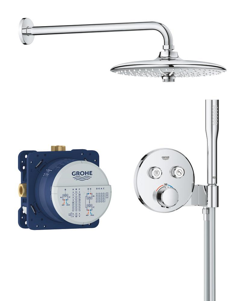 Grohe Precision SmartControl Perfect shower set met Vitalio Joy 260 Chroom