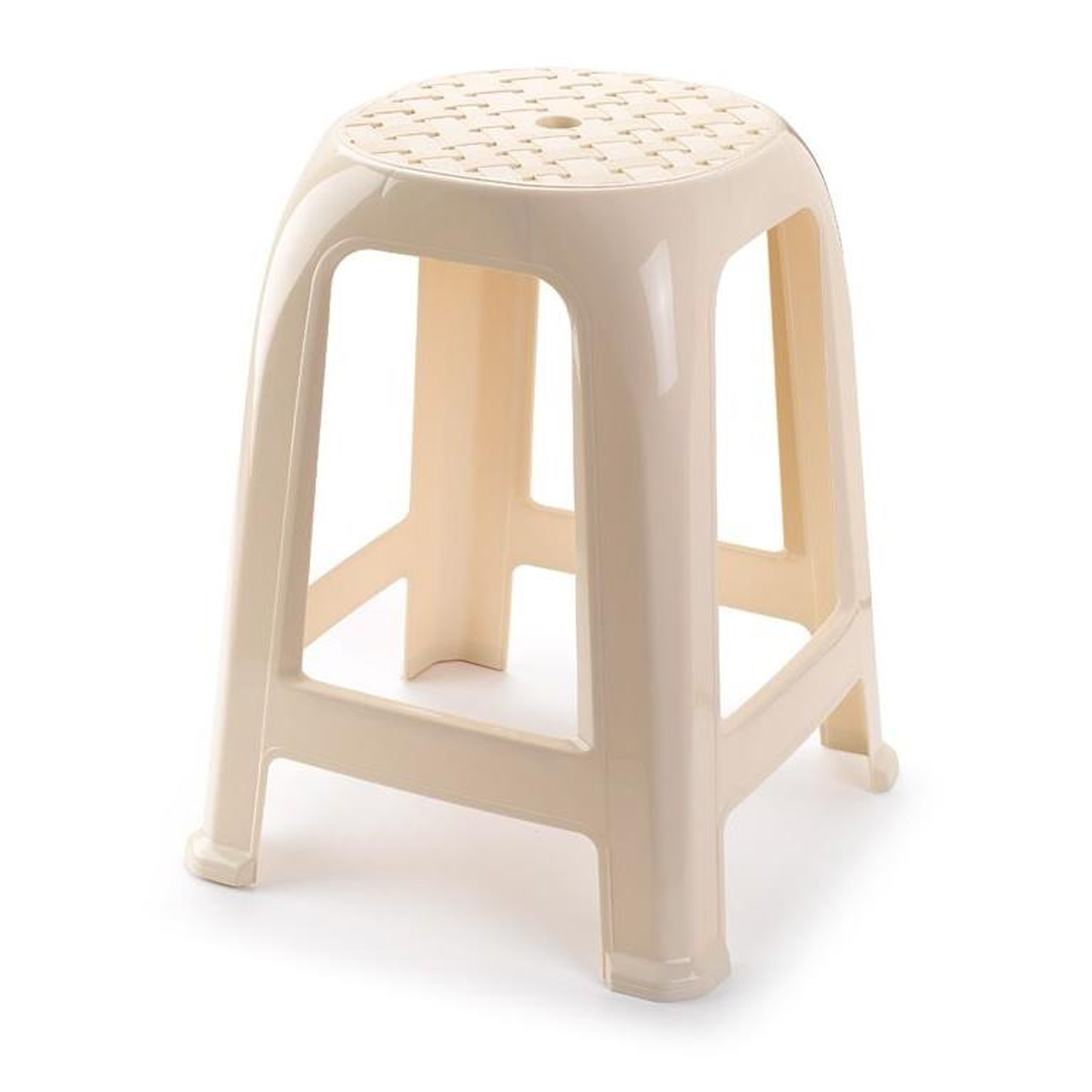 PlasticForte Zit krukjes - creme wit - kunststof - x x cm - extra zitplaatsen -
