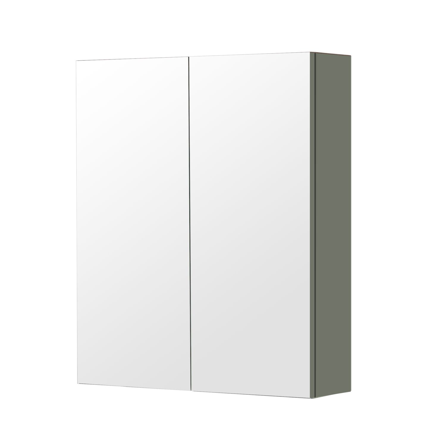 Aquazuro Spiegelkast Napoli 60cm Donkergrijs Mat