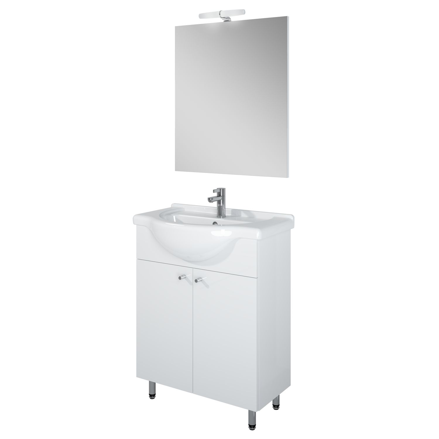 Aquavive Badmeubelset Liro 65cm Wit
