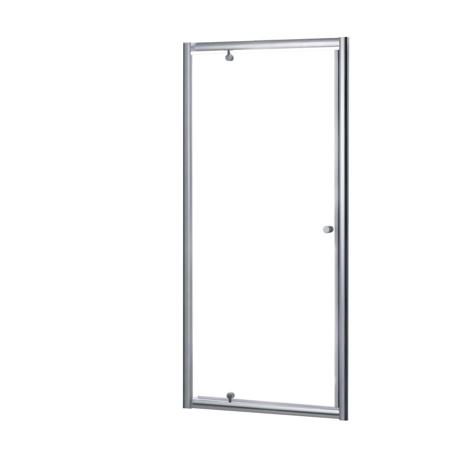 Aquavive  Douchedeur Zanzibar 80 X 190cm - Chroom Profiel - 5 Mm Helder Glas