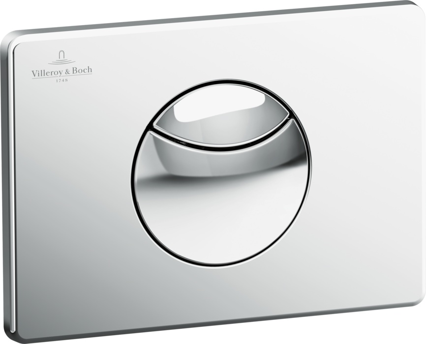 Villeroy & Boch ViConnect bedieningsplaat 100S chroom