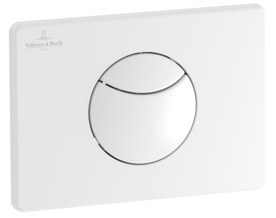 Villeroy & Boch ViConnect bedieningsplaat 100S wit glans