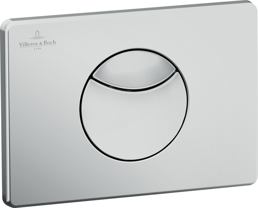 Villeroy & Boch ViConnect bedieningsplaat 100S chroom mat