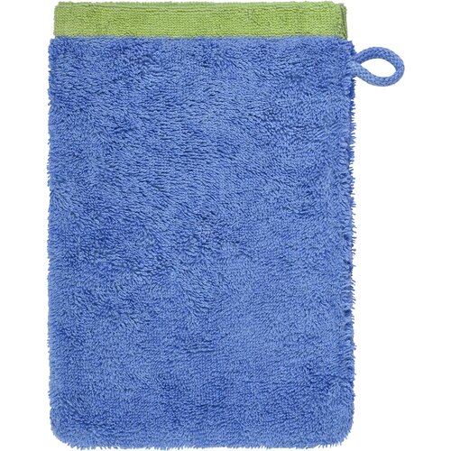 Cawö Cawo Lifestyle Splash Doubleface 7071 Washandje 16x22 capri/pistazie