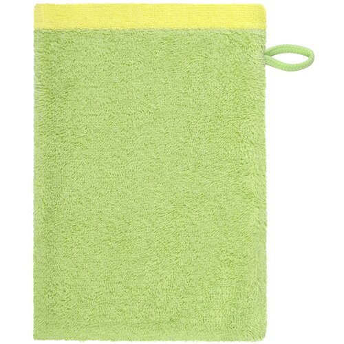 Cawö Cawo Lifestyle Splash Doubleface 7071 Washandje 16x22 pistazie/lemon