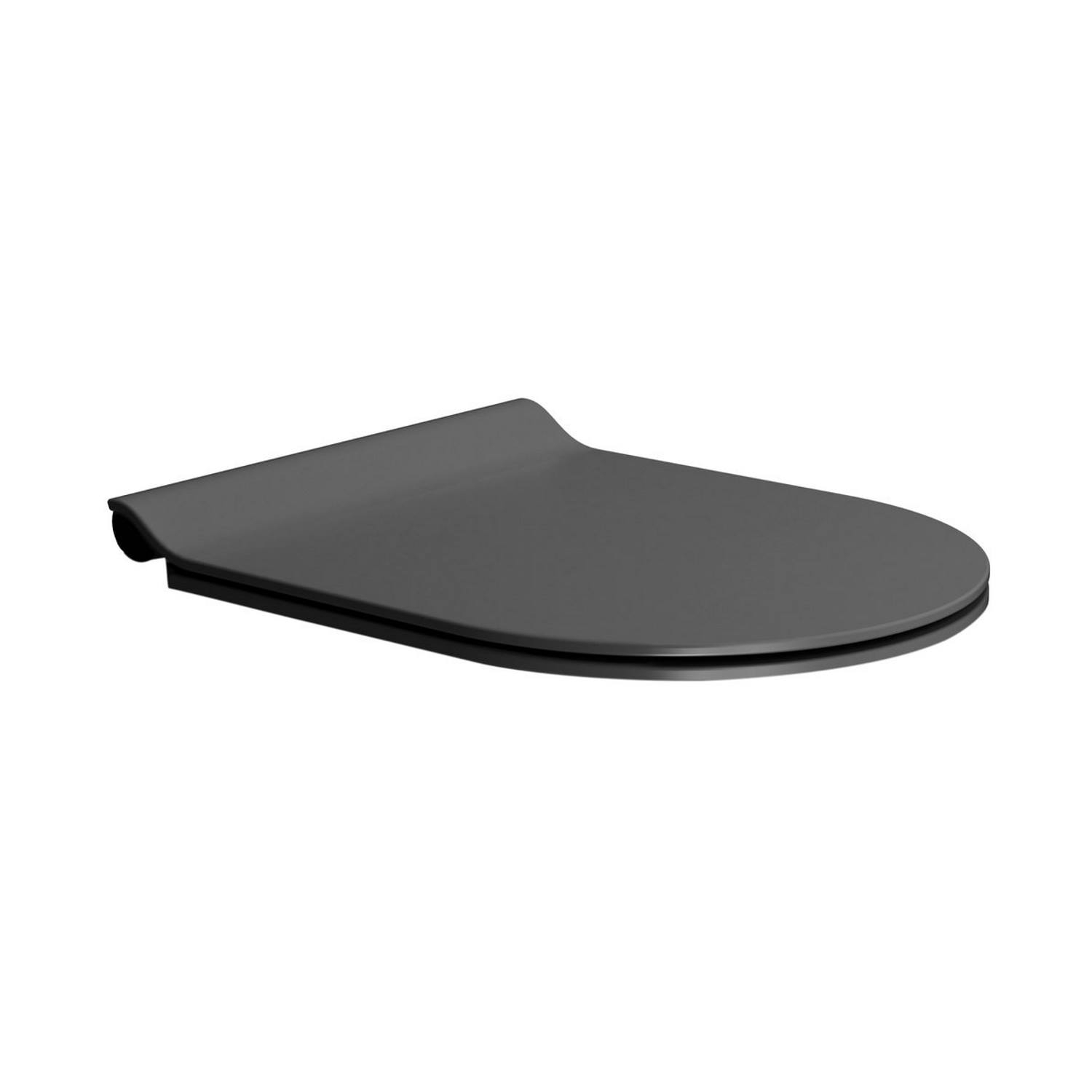 Sapho Toiletzitting  GSI Softclose en QuickRelease Duroplast Mat Zwart