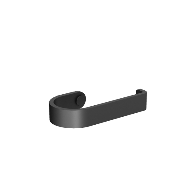Crosswater Velo Toiletrolhouder - 16.5x9x3cm - mat zwart VE029M
