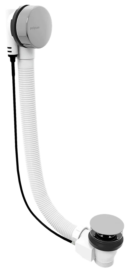 Polysan badafvoer chroom 60cm