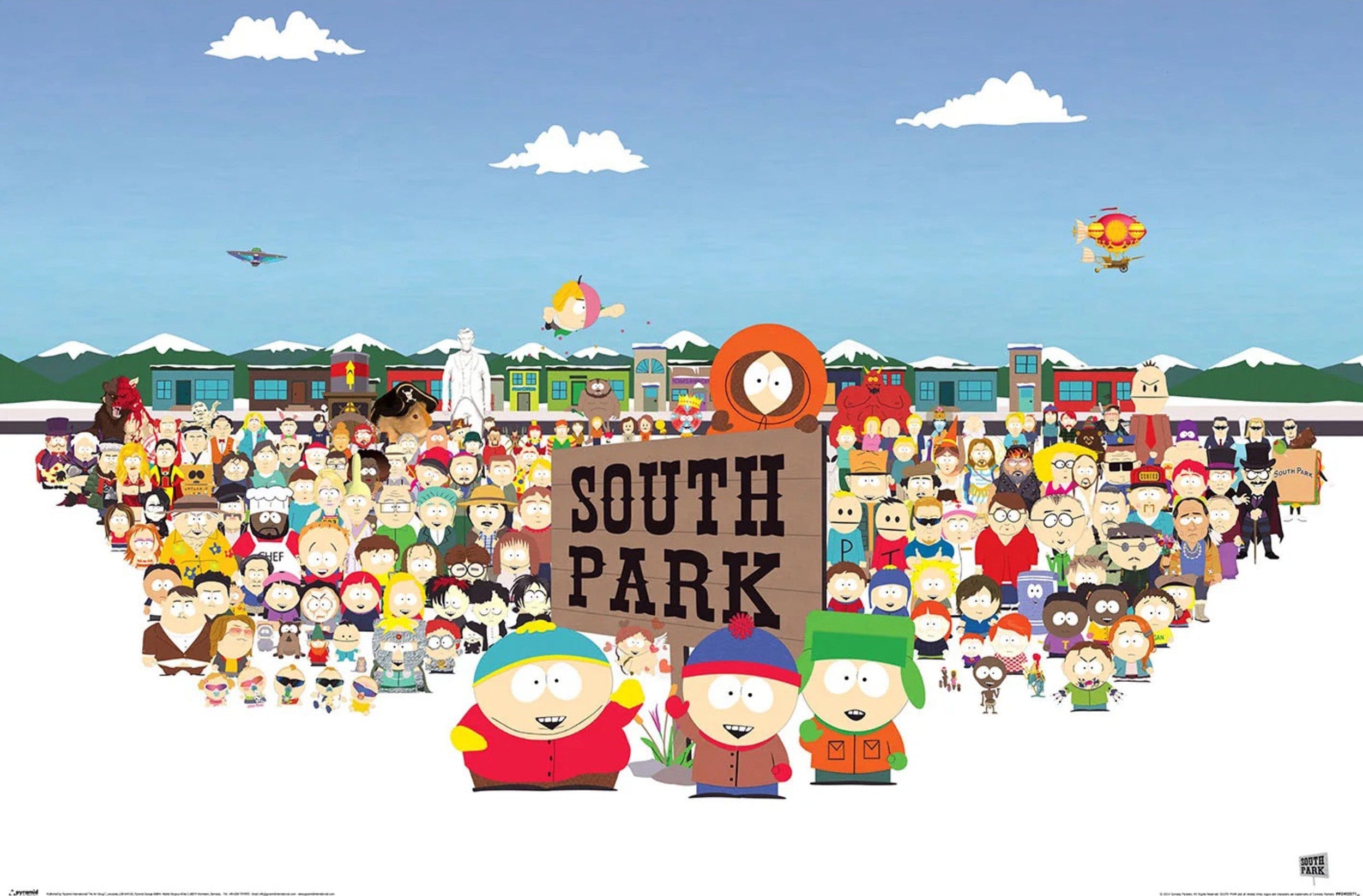 Pyramid Poster South Park Characters 91,5x61cm