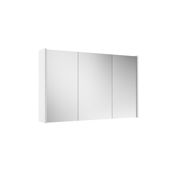 Adema Spiegelkast - 100x63x16cm - inclusief zijpanelen - mat wit SW1212817/SW812070