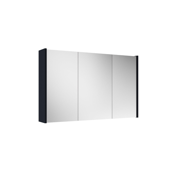 Adema Spiegelkast - 100x63x16cm -inclusief zijpanelen - mat marine blauw SW1212817/SW892635