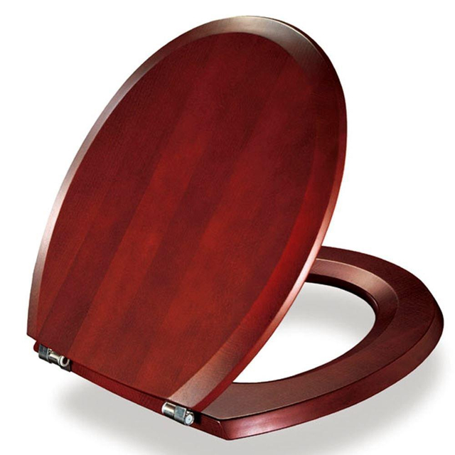 Pressalit Selandia Houten Closetzitting Met Deksel Mahonie 522455-B47999