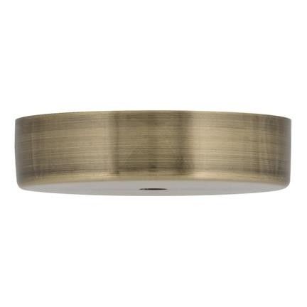 Bailey plafondkap metaal brons antiek + transparante kabel grip