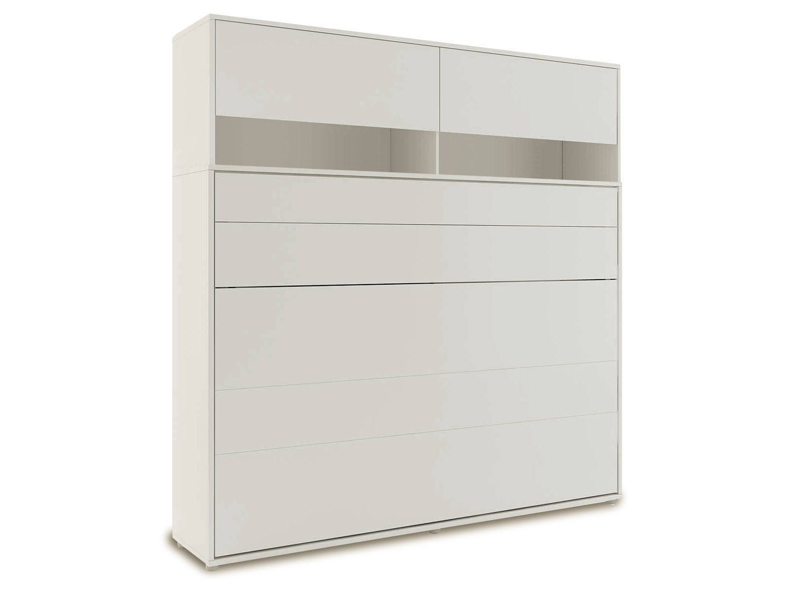 Mobistoxx Opklapbed CONCEPTION PRO 140x200 cm kasjmier (horizontaal) met opzetkast