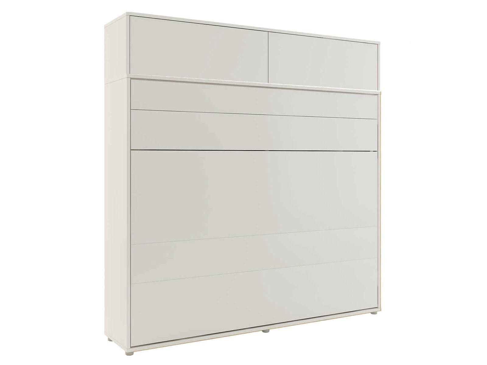 Mobistoxx Opklapbed CONCEPTION PRO 160x200 cm kasjmier (horizontaal) met opzetkast