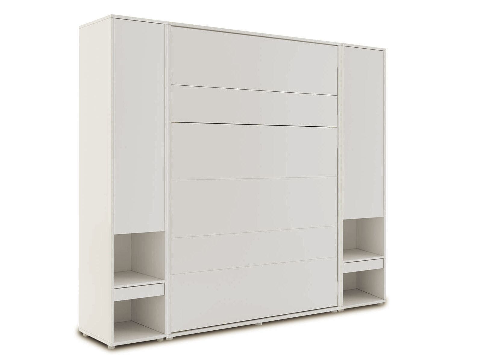 Mobistoxx Opklapbed CONCEPTION PRO 140x200 cm kasjmier (verticaal) met kasten zonder matras