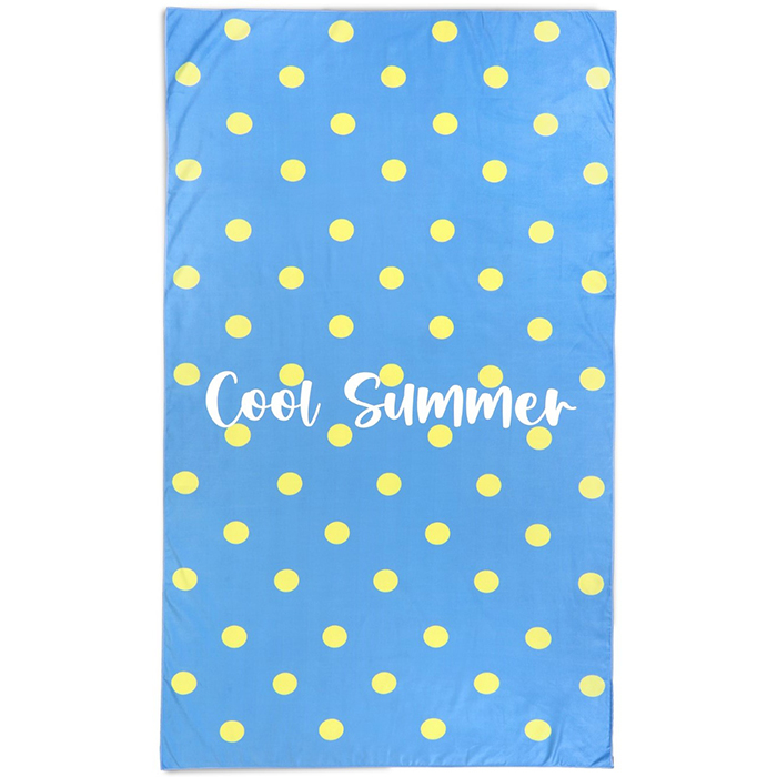 Zavelo Beach Club Strandlaken Cool Summer - 100x180 cm - Blauw