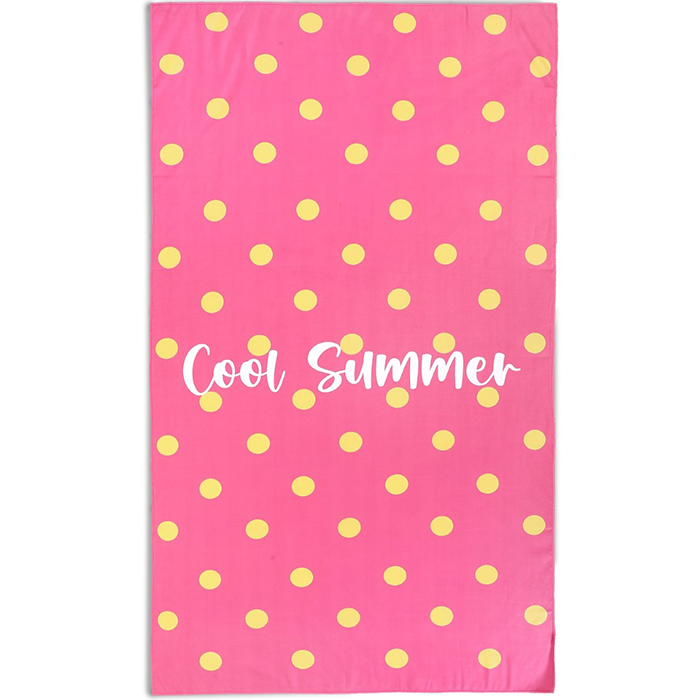 Zavelo Beach Club Strandlaken Cool Summer - Roze - 100x180 cm