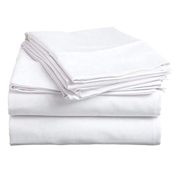 Zavelo Essential Laken Wit (Percale katoen)-1-persoons (150x260 cm)