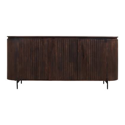 By fonQ Grand Dressoir Donkerbruin Mangohout - B 180 cm