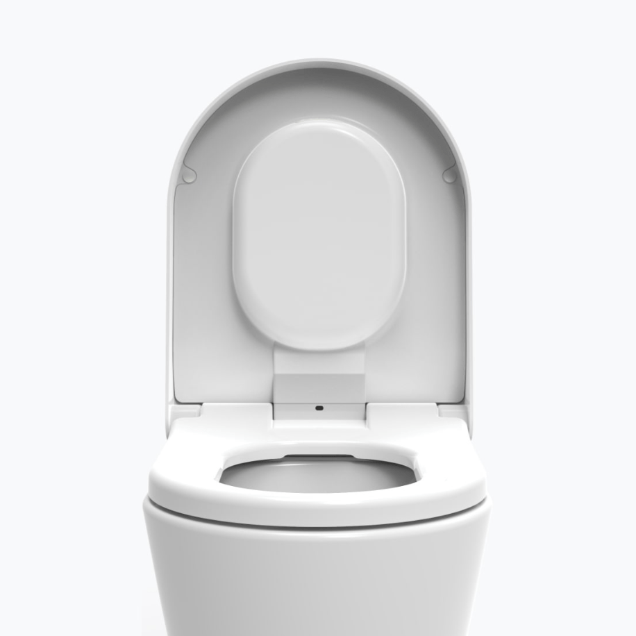 Denck PURE-D toiletbril met geïntegreerde geurafzuiging wit