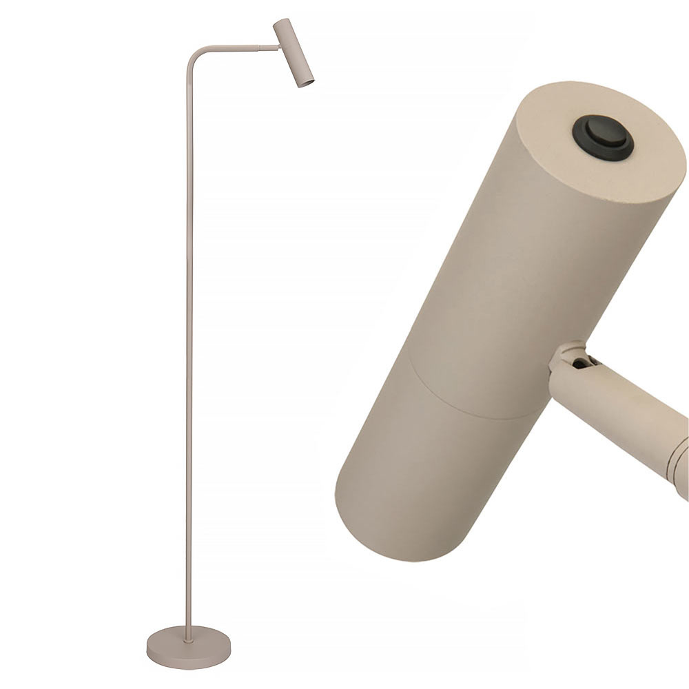 Freelight Vloerlamp Undici 1 lichts H 135 cm beige