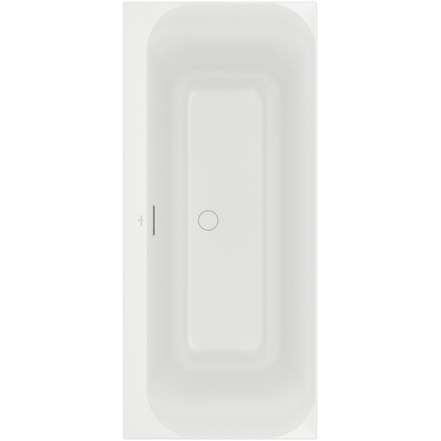 Villeroy & Boch Loop duobad - 170x75cm - rechthoek - acryl Stone White mat uba170lsf2v-rw