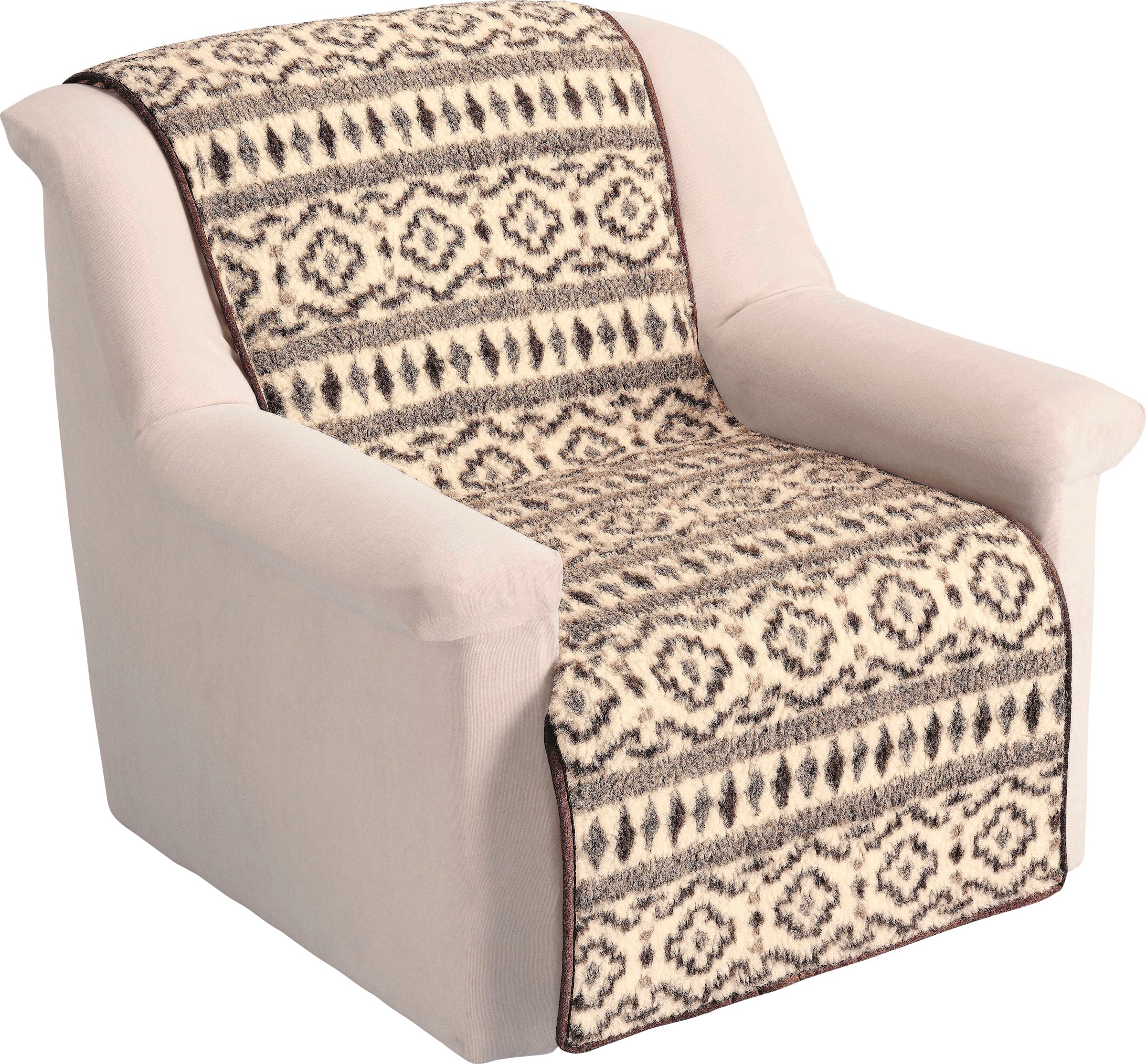 OTTO Fauteuilfoulard van zuiver schaapsscheerwol