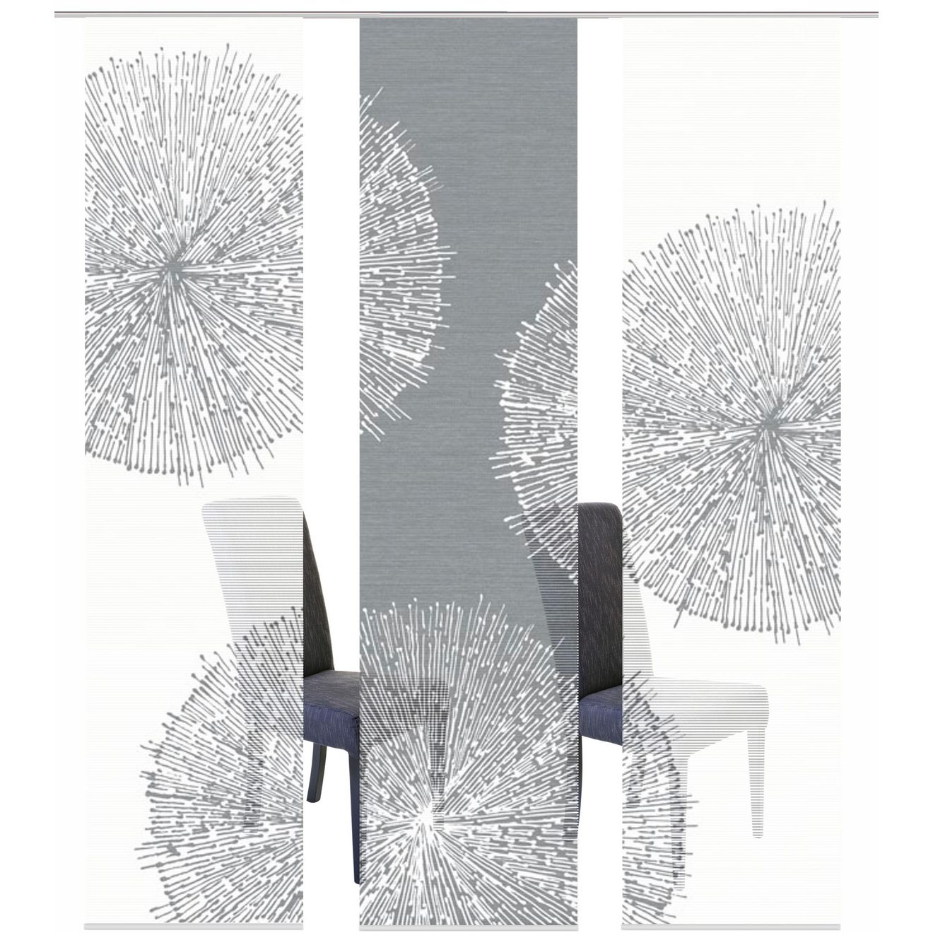 Vision S Paneelgordijn SET VAN 3 CRISTON HxB: 260x60, paneelgordijn set van 3 digitale prints (3 stuks)