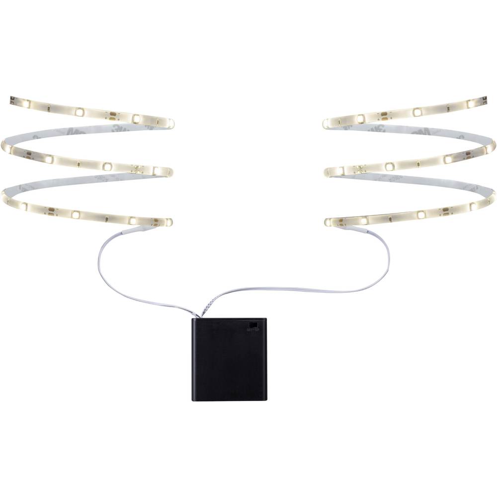 Paulmann 70701 LED-strip complete set Met batterijbox 6 V 800 mm Warmwit 1 stuk(s)