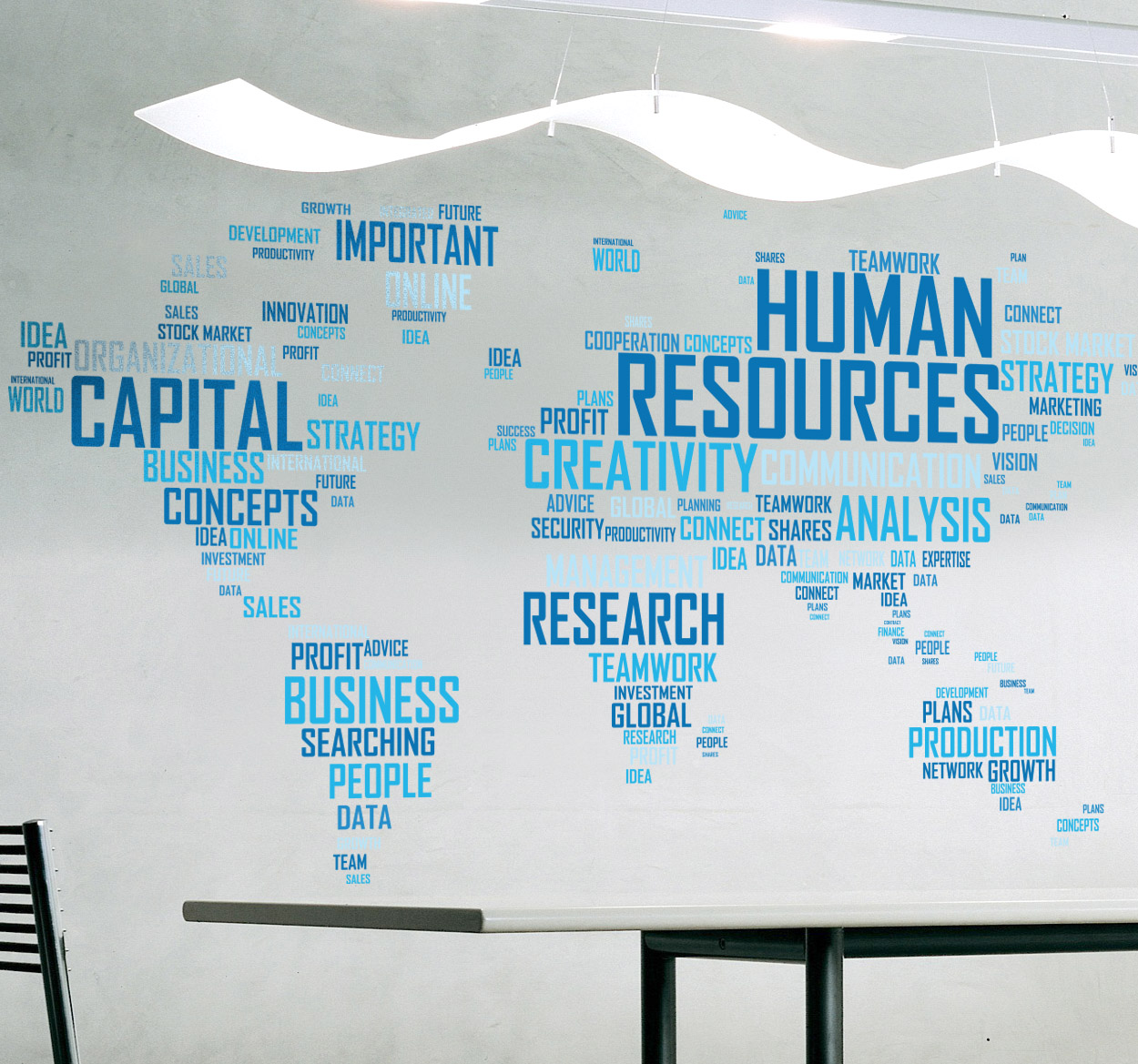 Tenstickers Muursticker voor bedrijven human resources