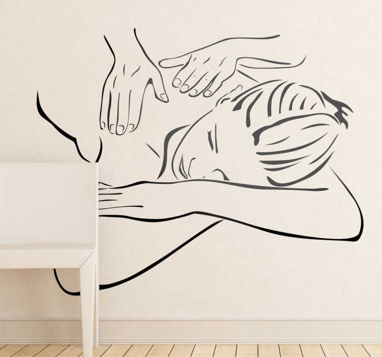 Tenstickers Sticker massage