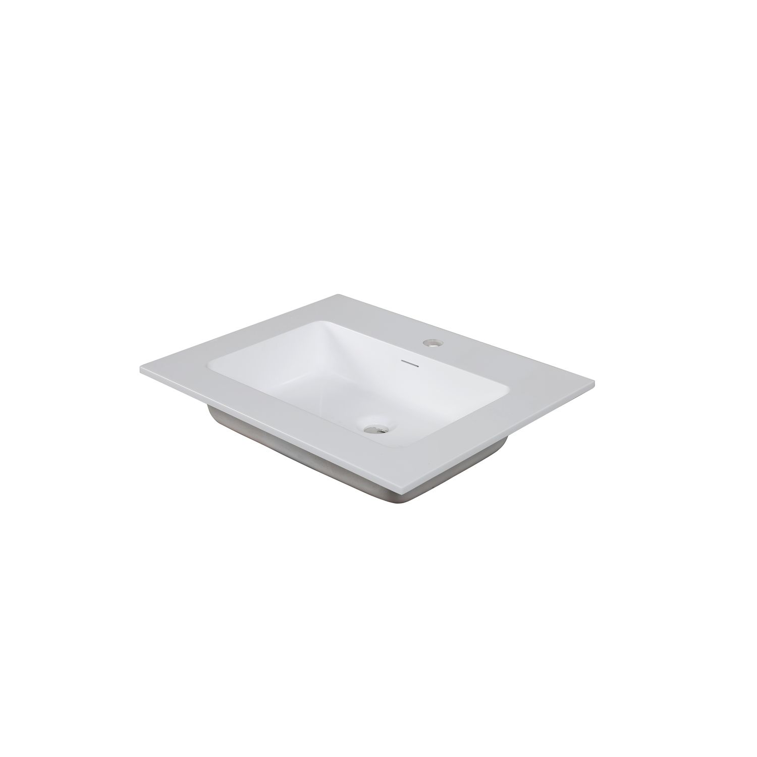 Aquazuro Wastafel Napoli 60cm Mat Wit