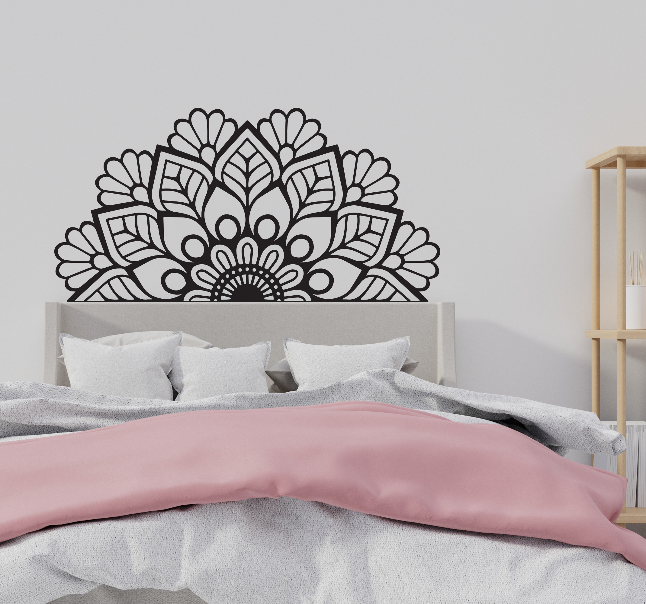 Tenstickers Mandala hoodeinde muursticker