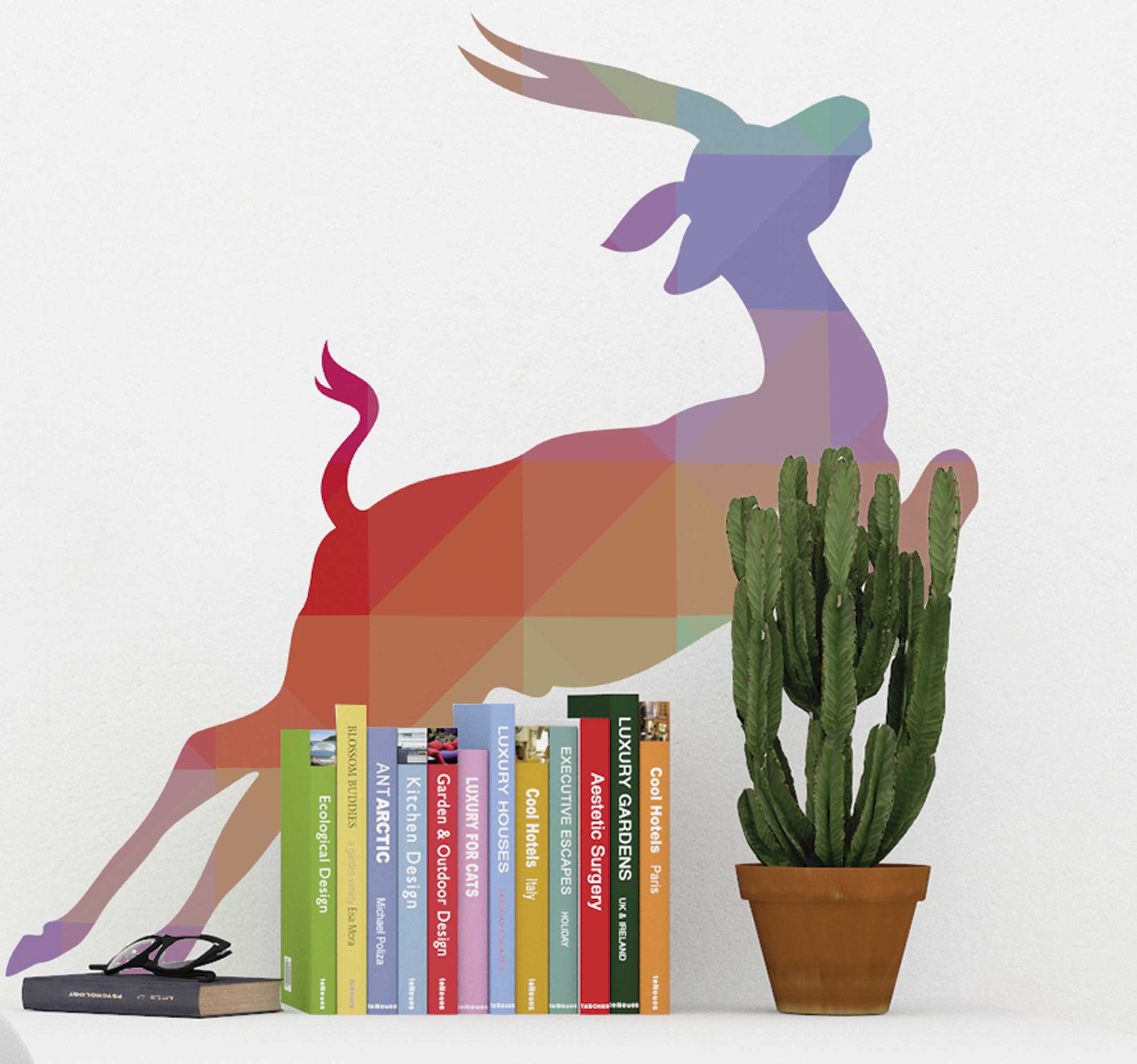 Tenstickers Sticker silhouette antilope