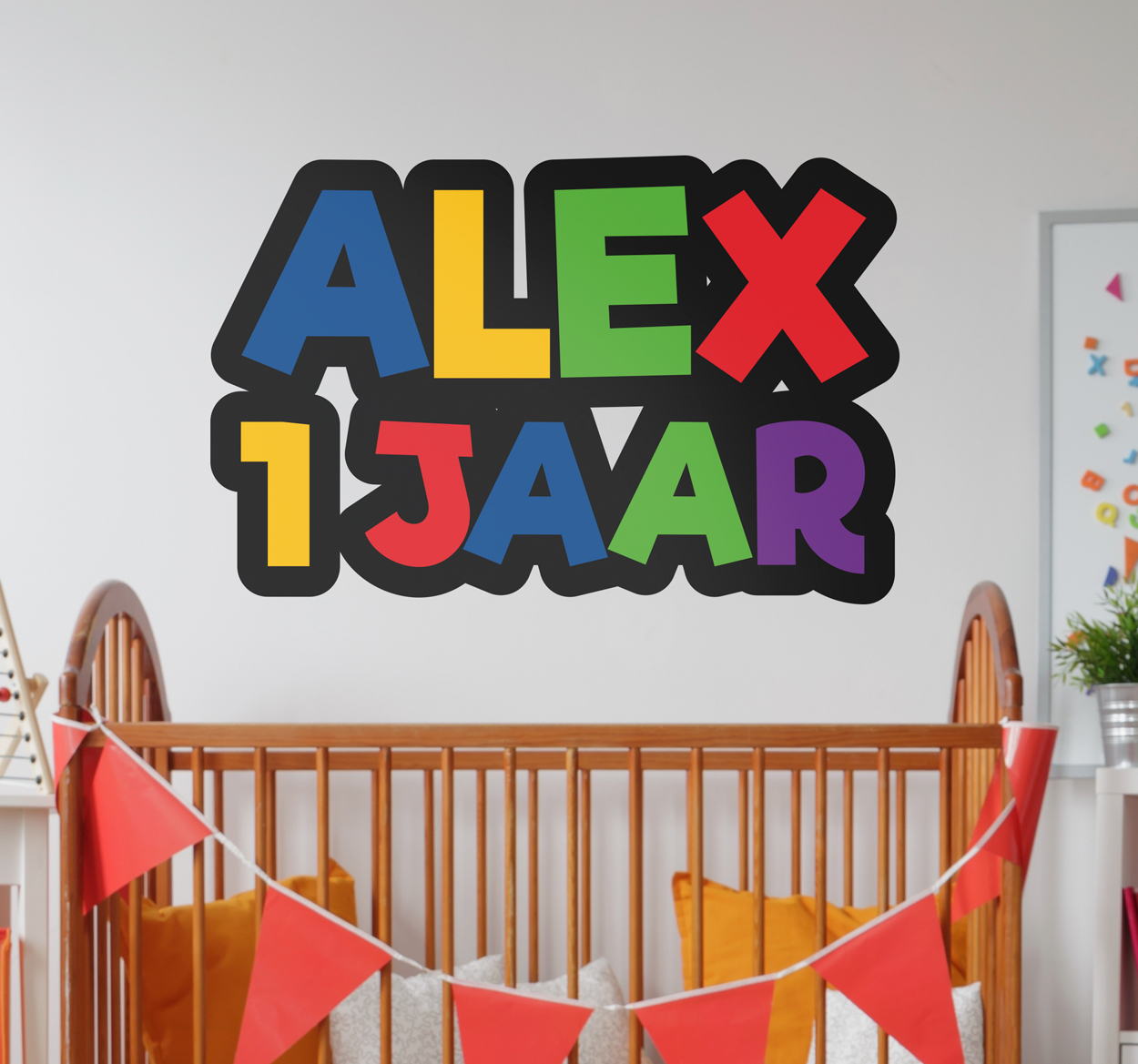 Tenstickers Naamsticker leeftijd