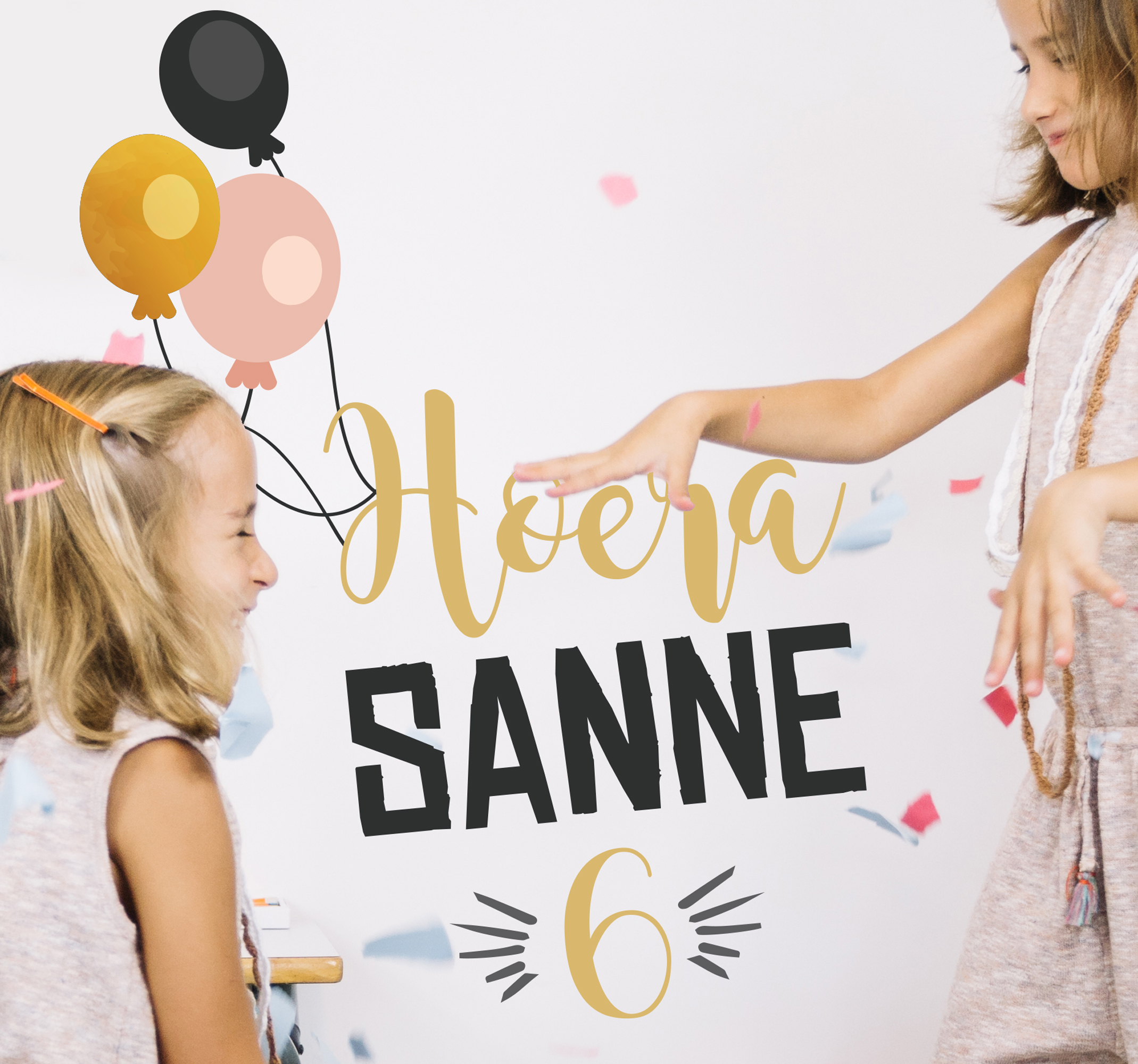 Tenstickers Verjaardag sticker persoonlijk