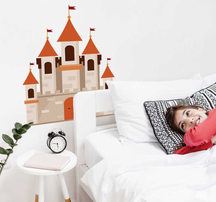 Tenstickers Sticker kinderkamer kasteel